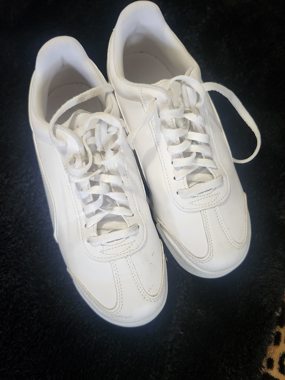 Puma White Women's Low-Top Lace-Up Sneakers